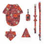 Halloween dog leash harness set